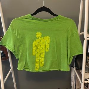 Billie Eilish cropped shirt